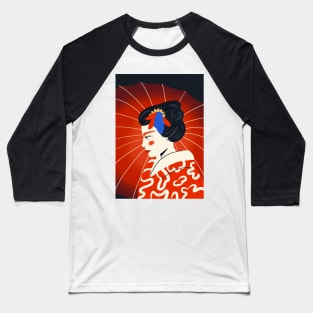 Geisha with umbrella Baseball T-Shirt